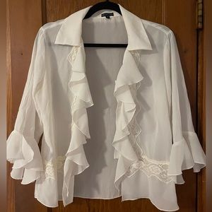Vintage Ruffle Blouse